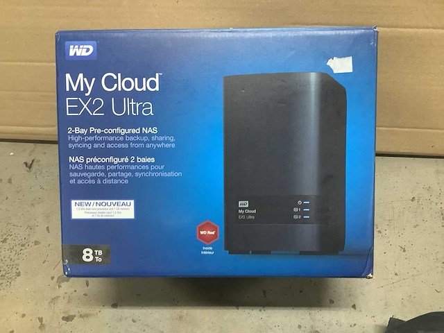 Wd my cloud ex2 ultra 8tb 8tb opslag - afbeelding 2 van  3