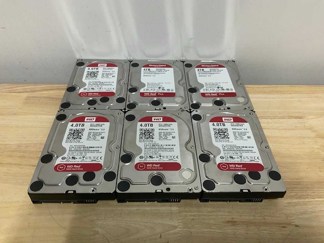Wd40efrx 3,5’’ sata interne hdd 4000 (6x) - afbeelding 1 van  3