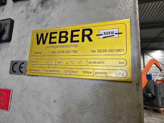 Weber - 1999 - ld180 d/b - diverse persmachines - afbeelding 7 van  8