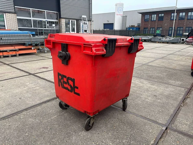 Weber - afvalcontainer 1030x1370x1300 mm - inhoud 1100l (4x) - afbeelding 2 van  4