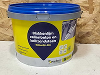 Weber 365 blokkenlijm 5 kg (6x) - afbeelding 1 van  2