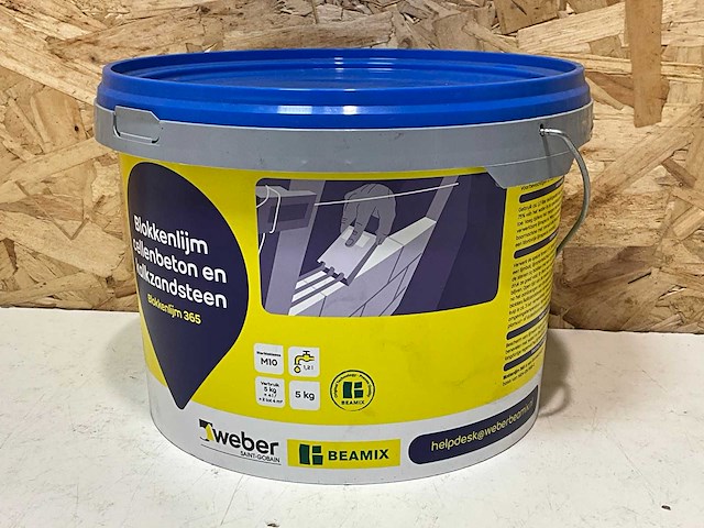 Weber 365 blokkenlijm 5 kg (6x) - afbeelding 2 van  2