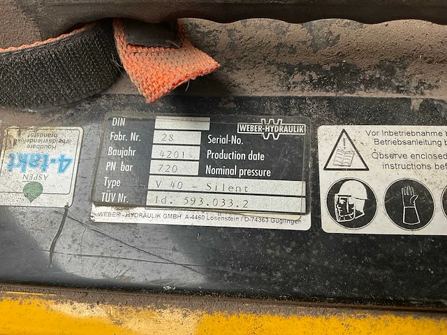Weber-hydraulic r650 hydraulische aggregaat - afbeelding 3 van  6