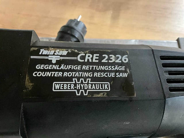 Weber-hydraulik cre 2326 twin saw tegendraaiende reddingszaag - afbeelding 7 van  8