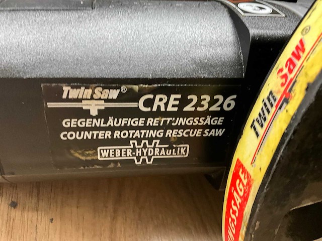 Weber-hydraulik cre 2326 twin saw tegendraaiende reddingszaag - afbeelding 4 van  8