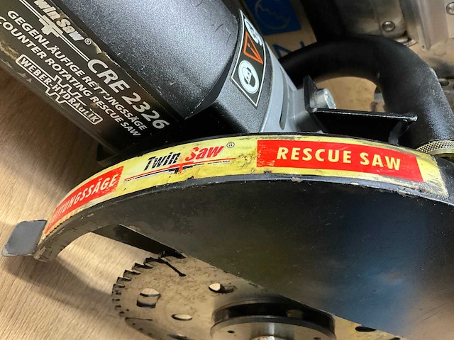 Weber-hydraulik cre 2326 twin saw tegendraaiende reddingszaag - afbeelding 5 van  8