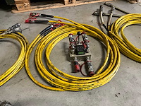 Weber hydraulik hydraulische hogedruk slangenset met verdeelblok - afbeelding 6 van  7