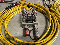 Weber hydraulik hydraulische hogedruk slangenset met verdeelblok - afbeelding 4 van  7
