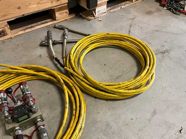 Weber hydraulik hydraulische hogedruk slangenset met verdeelblok - afbeelding 7 van  7