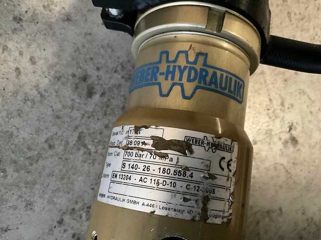 Weber hydraulik s 140 - 26 hydraulische schaar - afbeelding 5 van  5