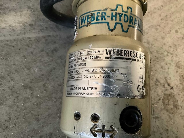 Weber hydraulik s 140 - 26 hydraulische schaar - afbeelding 5 van  5
