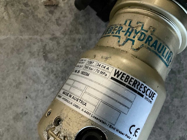 Weber hydraulik s 140 - 26 hydraulische schaar - afbeelding 5 van  5