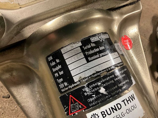 Weber hydraulik sp 30-ls hydraulische spreider - afbeelding 6 van  6