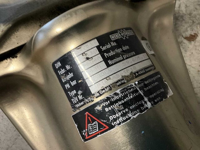 Weber hydraulik sp 30 ls hydraulische spreider - afbeelding 4 van  4