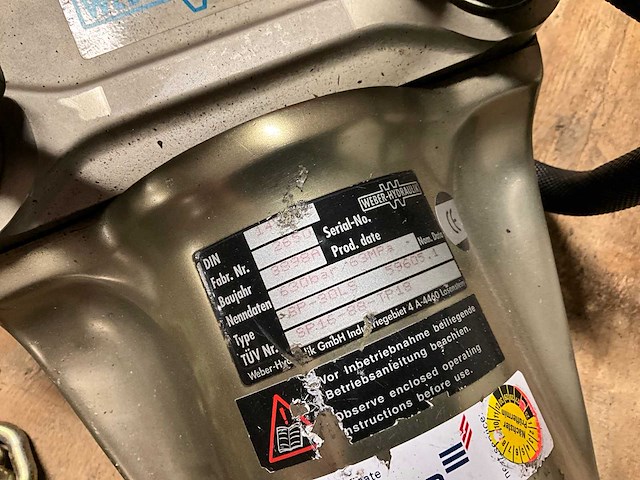 Weber hydraulik sp-30 ls hydraulische spreider - afbeelding 6 van  6