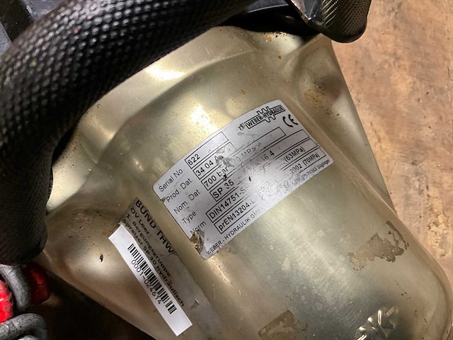 Weber hydraulik sp 35 hydraulische spreider - afbeelding 6 van  6