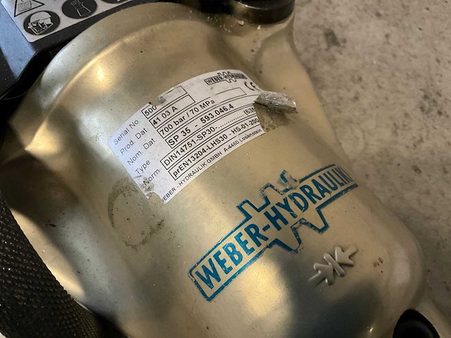 Weber hydraulik sp 35 hydraulische spreider - afbeelding 4 van  4