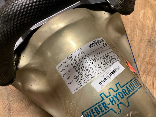 Weber hydraulik sp 35 hydraulische spreider - afbeelding 6 van  6