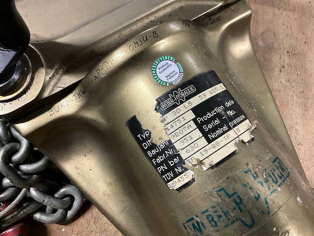 Weber hydraulik sp30ls hydraulische spreider - afbeelding 5 van  5