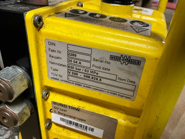 Weber hydraulik v 330 hydraulisch aggregaat - afbeelding 5 van  5