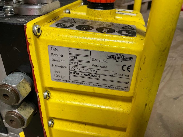 Weber hydraulik v 330 hydraulisch aggregaat - afbeelding 5 van  5