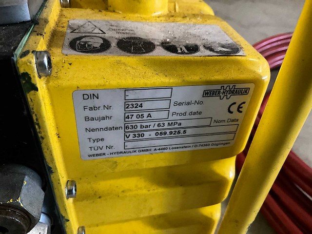 Weber hydraulik v 330 hydraulisch hogedruk aggregaat - afbeelding 4 van  5