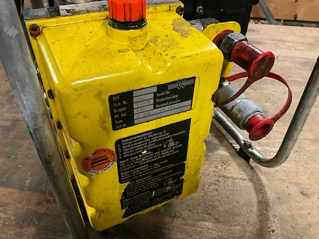 Weber hydraulik v-330 hydraulische hogedrukunit - afbeelding 5 van  6