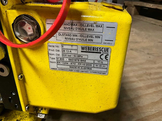 Weber hydraulik v 400 hydraulisch aggregaat - afbeelding 5 van  5