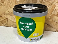 Weber kleurstof voor mortel zwart (10x) - afbeelding 1 van  2