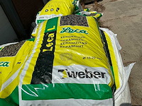 Weber leca l 10–20 mm geëxpandeerde kleikorrels – circa 40 zakken – 3 pallets - afbeelding 2 van  7