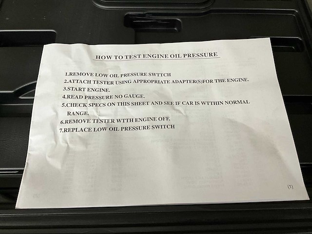 Weber olie drukmeter - afbeelding 3 van  4