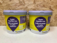 Weber pasta tegellijm 8 kg (2x) - afbeelding 1 van  3