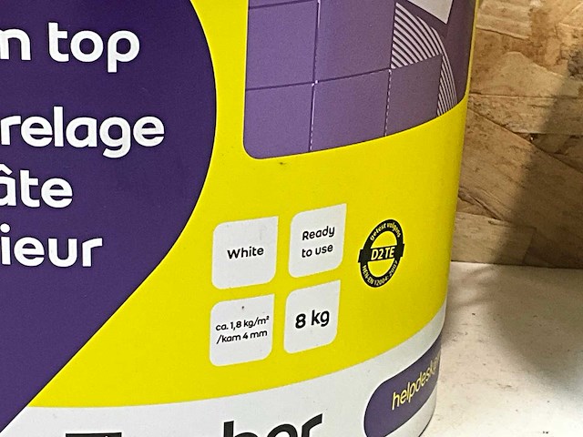 Weber pasta tegellijm 8 kg (2x) - afbeelding 3 van  3