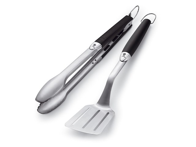 Weber premium barbecuekookgerei roestvrij staal zwart - afbeelding 1 van  1