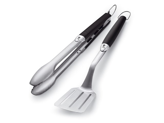 Weber premium barbecuekookgerei roestvrij staal zwart - afbeelding 1 van  1