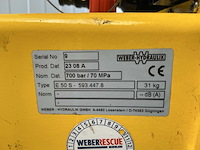 Weber rescue persmachine/redgereedschap brandweermateriaal - afbeelding 4 van  13