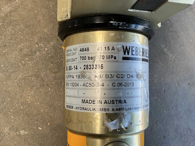 Weber rescue v-ecosilent persmachine/redgereedschap brandweermateriaal - afbeelding 7 van  17
