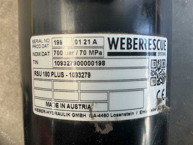 Weber rescue v-ecosilent persmachine/redgereedschap brandweermateriaal - afbeelding 9 van  21