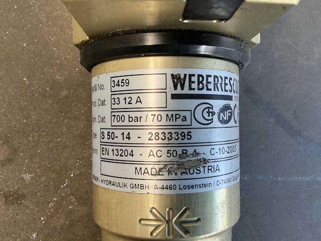 Weber rescue v-ecosilent persmachine/redgereedschap brandweermateriaal - afbeelding 11 van  21