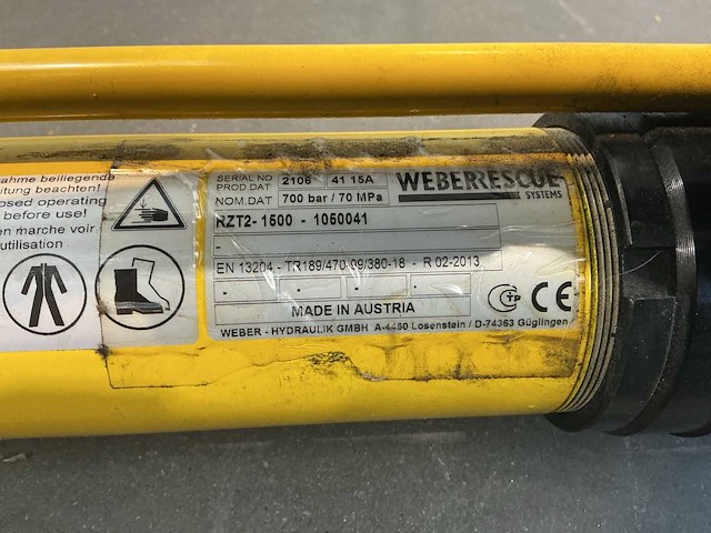 Weber rescue v-ecosilent persmachine/redgereedschap brandweermateriaal - afbeelding 18 van  20