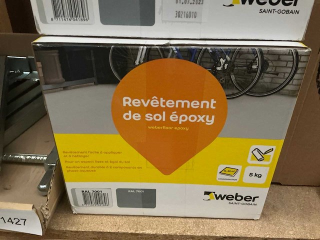 Weber slijtvaste epoxycoating 5kg (2x) - afbeelding 2 van  2