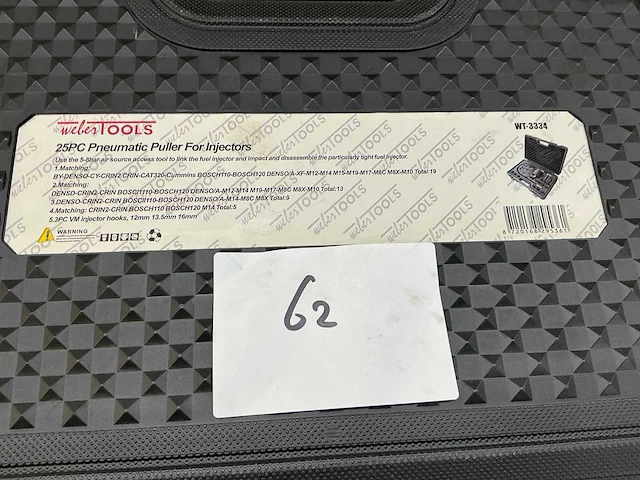 Weber tools - wt 3334 - pneumatische diesel injector slagtrekker - afbeelding 3 van  3