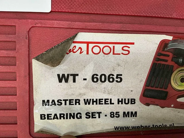 Weber tools - wt 6065 - wiellager montageset - afbeelding 3 van  3