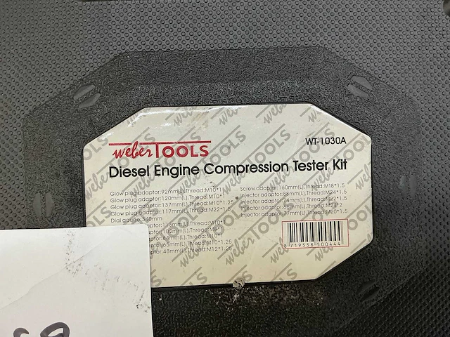 Weber tools - wt1030a - compressiedruktester - afbeelding 4 van  4
