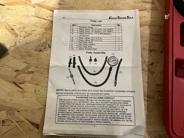 Weber tools wt 1025 motor testgereedschap - afbeelding 2 van  3