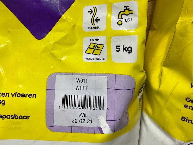 Weber voegmiddel smalle tegelvoegen (3x) - afbeelding 3 van  3