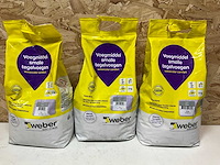 Weber voegmiddel smalle tegelvoegen (3x) - afbeelding 1 van  4
