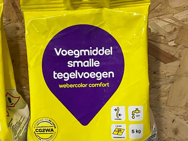 Weber voegmiddel smalle tegelvoegen (3x) - afbeelding 3 van  4