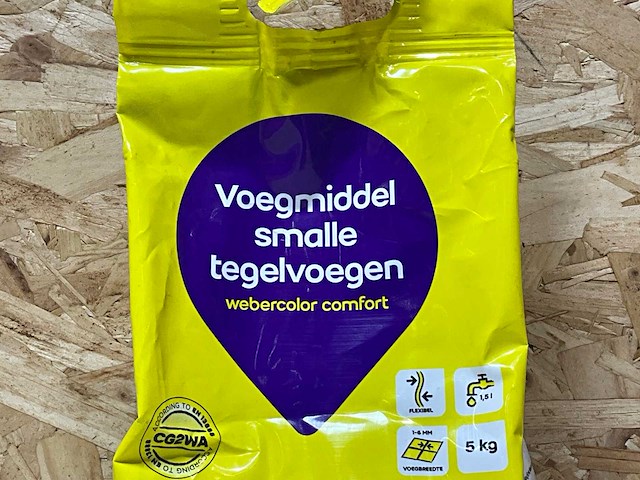Weber voegmiddel smalle tegelvoegen (5x) - afbeelding 2 van  3