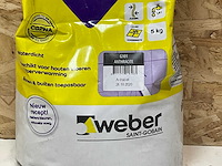 Weber voegmiddel smalle tegelvoegen (5x) - afbeelding 3 van  3